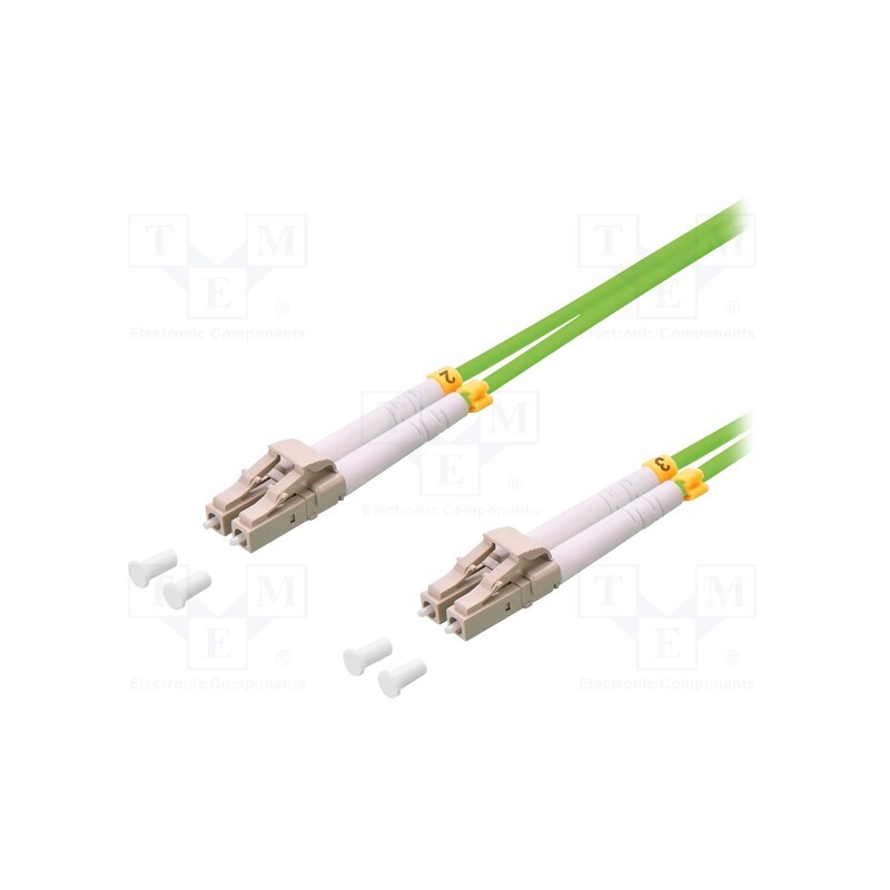 1 pcs x LOGILINK - FP5LC05 - Fiber patch cord, OM5, LC/UPC,both sides, 5m, LSZH, green