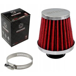 Black conical air filter, diameter 35mm