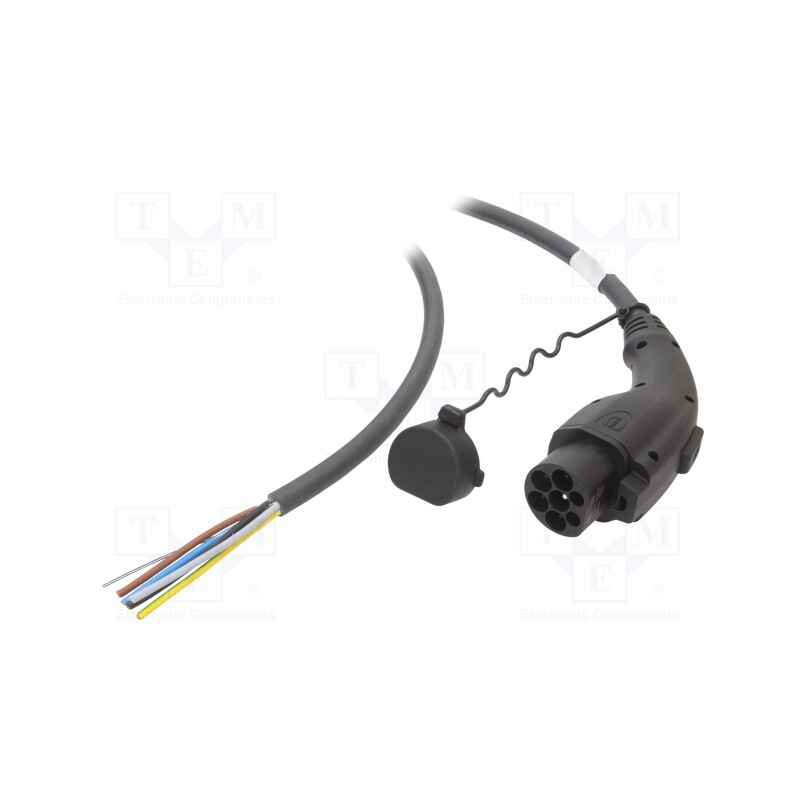 1 pcs x HARTING - 8853754444440A1 - Cable: eMobility, 1x0.5mm2,5x6mm2, 480V, 24.4kW, IP44, GB/T,wires