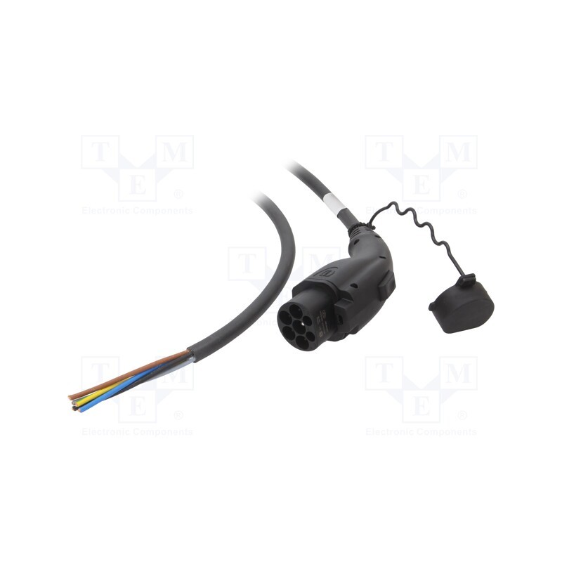 1 pcs x HARTING - 8853504444440A1 - Cable: eMobility, 1x0.5mm2,5x6mm2, 480V, 24.4kW, IP44, GB/T,wires