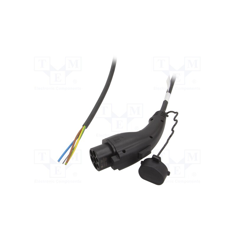 1 pcs x HARTING - 8851754444440A1 - Cable: eMobility, 1x0.5mm2,3x6mm2, 250V, 8kW, IP44, GB/T,wires