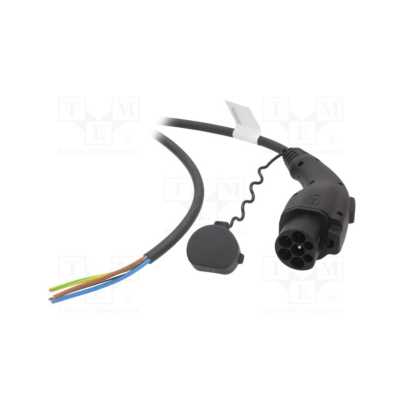 1 pcs x HARTING - 8851504444440A1 - Cable: eMobility, 1x0.5mm2,3x6mm2, 250V, 8kW, IP44, GB/T,wires