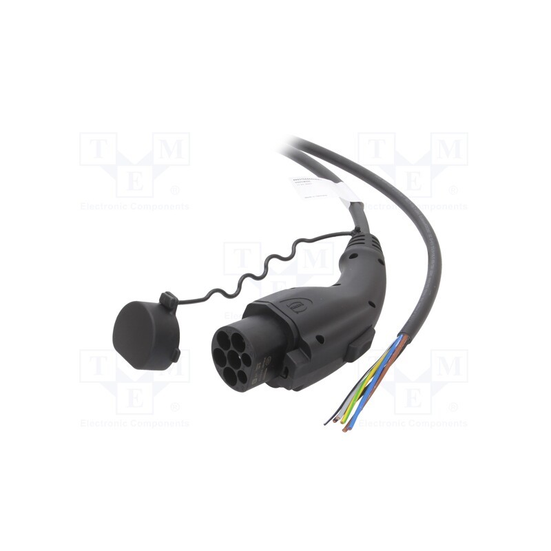 1 pcs x HARTING - 8843754444440A1 - Cable: eMobility, 1x0.5mm2,5x2.5mm2, 480V, 12.2kW, IP44, 7.5m, 16A