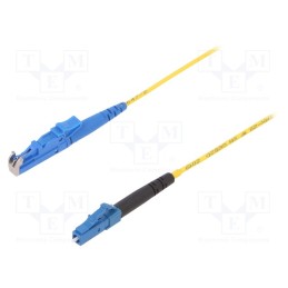 1 pcs x FIBRAIN - G-LC-E2-S-005.0-SX-D-18-Y - Fiber patch cord, E2/UPC,LC/UPC, 5m, Optical fiber: 9/125um, Gold