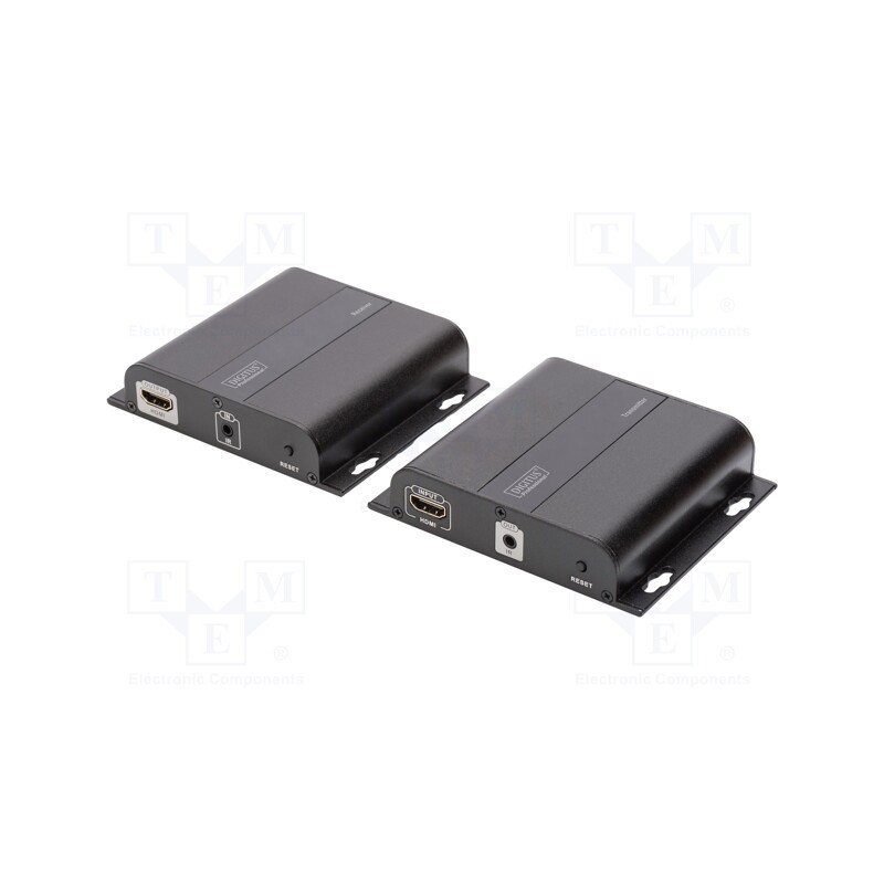 1 pcs x DIGITUS - DS-55122 - HDMI extender, HDCP 1.4,HDMI 1.4, black, Enclos.mat: metal, 120m