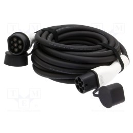 1 pcs x DIGITUS - DK-3P32-100 - Cable: eMobility, 1x0.75mm2,5x6mm2, 400V, 22kW, IP55, 10m, 32A