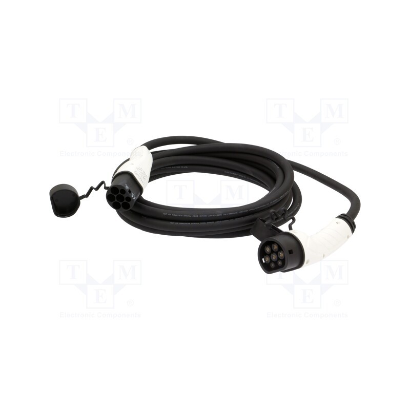 1 pcs x DIGITUS - DK-3P32-075 - Cable: eMobility, 1x0.75mm2,5x6mm2, 400V, 22kW, IP55, 7.5m, 32A