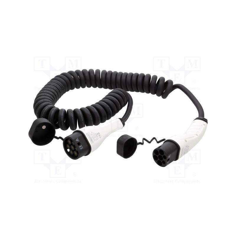 1 pcs x DIGITUS - DK-3P16-S-075 - Cable: eMobility, 2x0.5mm2,5x2.5mm2, 400V, 11kW, IP55, 16A, 7.5m