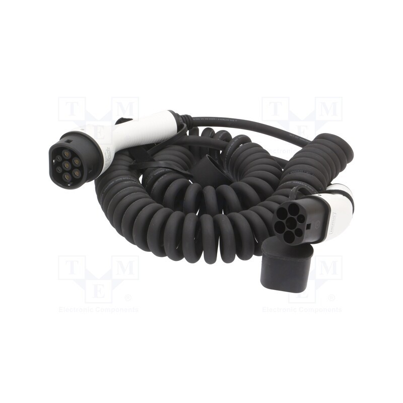 1 pcs x DIGITUS - DK-3P16-S-050 - Cable: eMobility, 2x0.5mm2,5x2.5mm2, 400V, 11kW, IP55, 16A, 5m