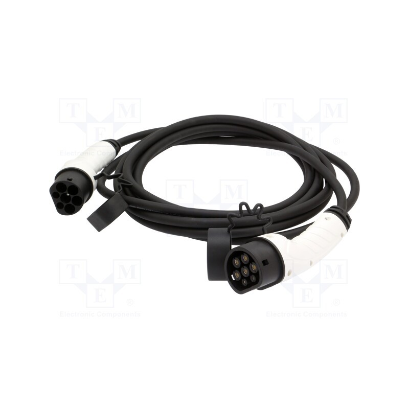 1 pcs x DIGITUS - DK-3P16-075 - Cable: eMobility, 1x0.75mm2,5x2.5mm2, 400V, 11kW, IP55, 7.5m, 16A