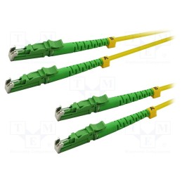 1 pcs x LOGILINK - FP0EE03 - Fiber patch cord, OS2, E2000/APC,both sides, 3m, LSZH, yellow