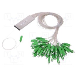 1 pcs x FIBRAIN - FPLC-G0-2-164-90-1-2-X1-5-SCA-SCA - Transition: splitter, SC/APC,both sides, Input: SC/APC, Gold