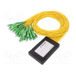1 pcs x FIBRAIN - FPLC-G0-2-164-20-1-3-X1-8-SCA-SCA - Transition: splitter, SC/APC,both sides, Input: SC/APC, Gold