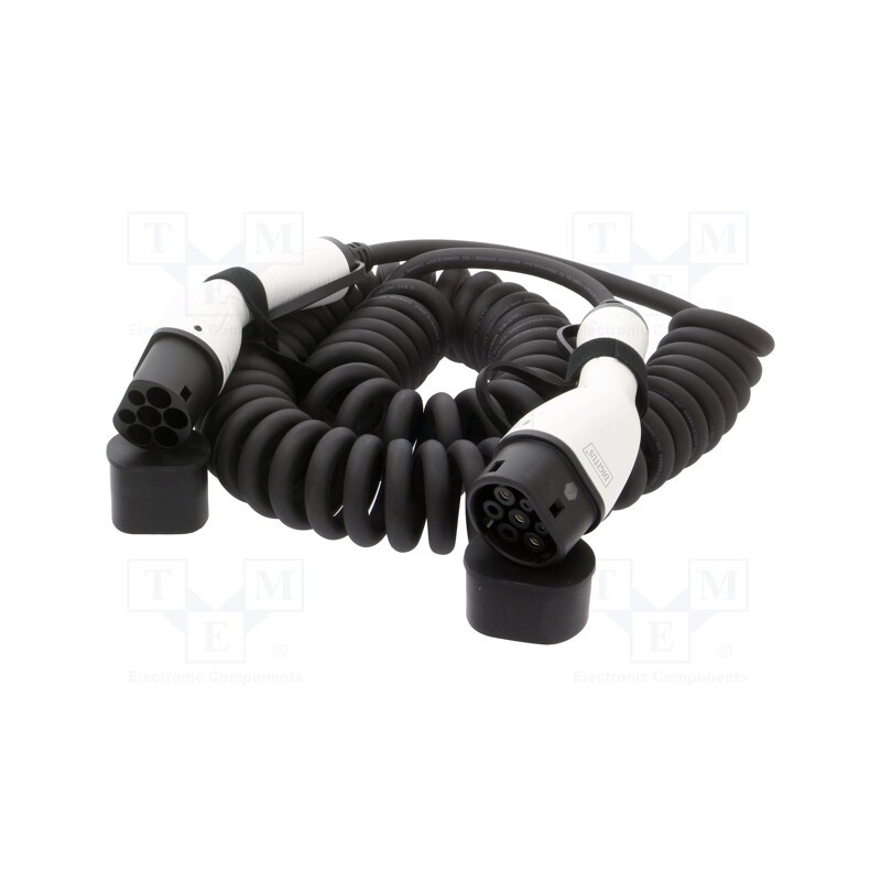 1 pcs x DIGITUS - DK-1P32-S-100 - Cable: eMobility, 2x0.5mm2,3x6mm2, 230V, 7.4kW, IP55, 32A, -30÷50°C
