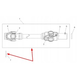 Polaris 7661913 metal studs for the drive shaft