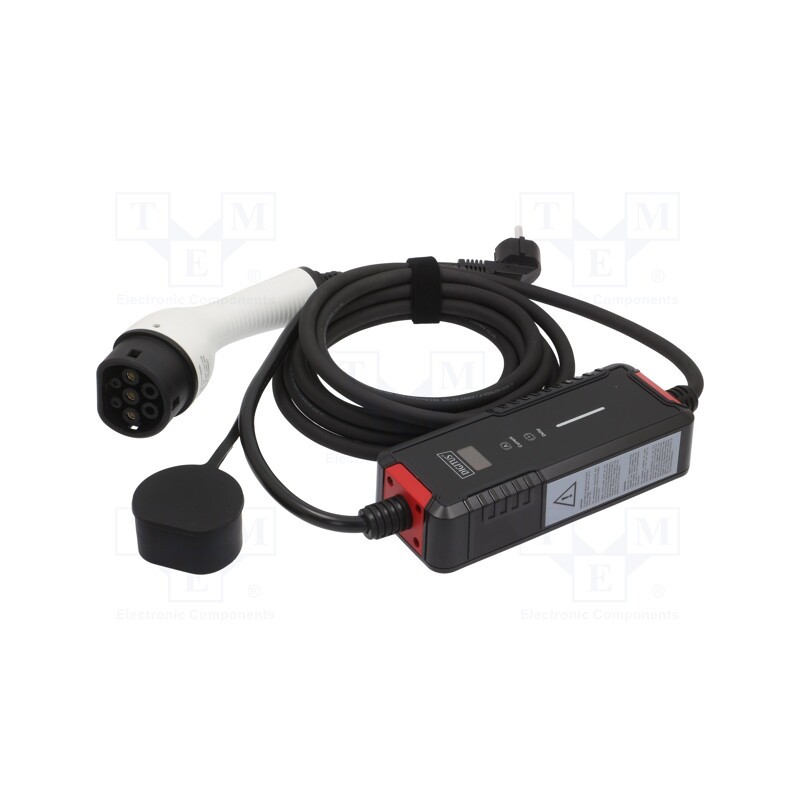 1 pcs x DIGITUS - DK-1P16-A-050-BL - Charger: eMobility, 2x0.5mm2,3x2.5mm2, 230V, 3.7kW, IP55, 5m, 16A