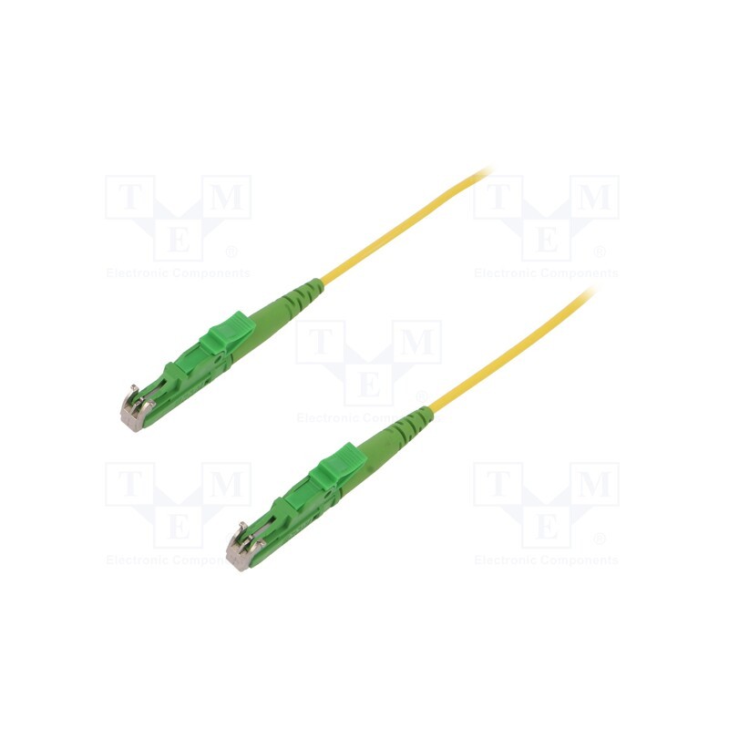 1 pcs x FIBRAIN - G-E2A-E2A-S-001.0-SX-D-18-Y - Fiber patch cord, E2/APC,both sides, 1m, Optical fiber: 9/125um