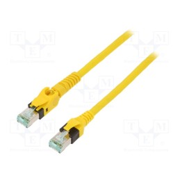 1 pcs x HARTING - 9488447745200 - Patch cord, S/FTP, 6a, stranded, Cu, PUR, yellow, 20m, 27AWG, Cores: 8