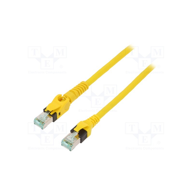1 pcs x HARTING - 9488447745200 - Patch cord, S/FTP, 6a, stranded, Cu, PUR, yellow, 20m, 27AWG, Cores: 8