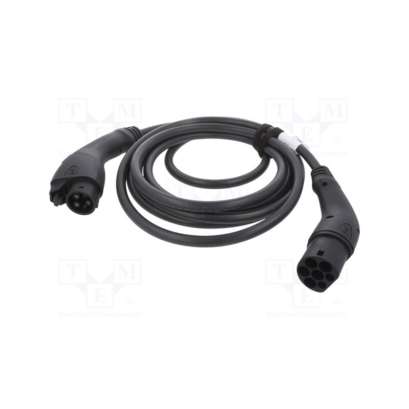 1 pcs x HARTING - 08914090202A0 - Cable: eMobility, 1x0.5mm2,3x6mm2, 250V, 7.2kW, IP44, 5m, 32A