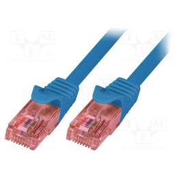1 pcs x LOGILINK - CQ2096U - Patch cord, U/UTP, 6, stranded, Cu, LSZH, blue, 10m, 26AWG