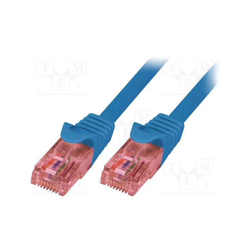 1 pcs x LOGILINK - CQ2096U - Patch cord, U/UTP, 6, stranded, Cu, LSZH, blue, 10m, 26AWG