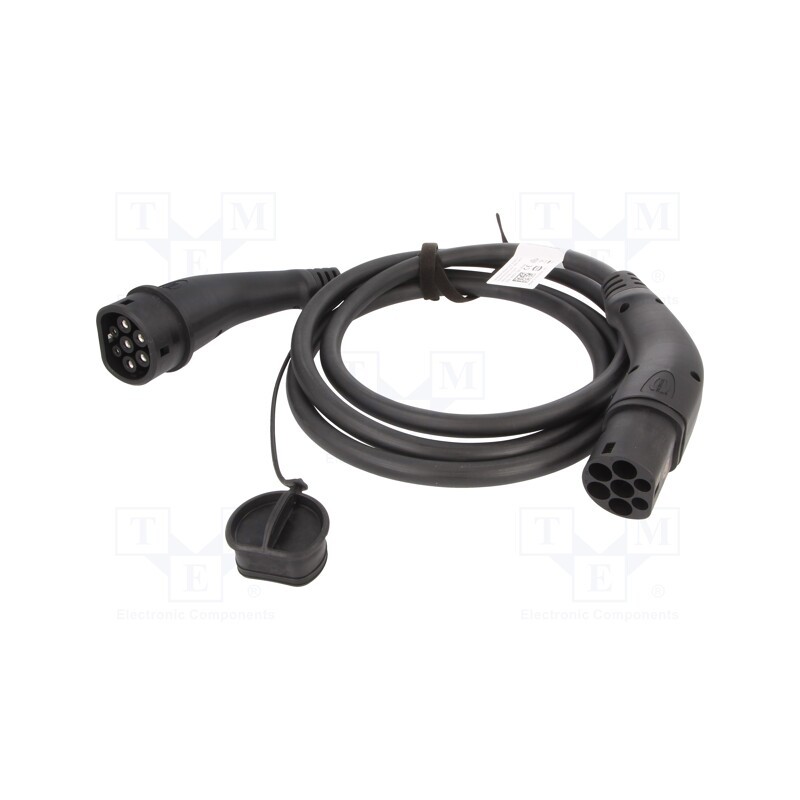 1 pcs x HARTING - 08914090115A0 - Cable: eMobility, 1x0.5mm2,5x6mm2, 480V, 22kW, IP44, 2.5m, 32A