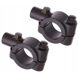 Mounting bracket, mirror clamp, left thread M10 2x