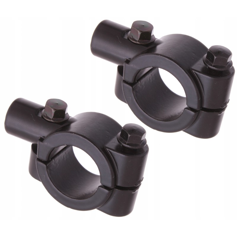 Mounting bracket, mirror clamp, left thread M10 2x