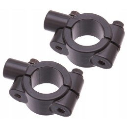 Mounting bracket, mirror clamp, left thread M10 2x