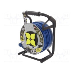 1 pcs x KEL - W-99275 - Extension lead, 3G2.5mm2, reel,with non-rotating sockets, PUR