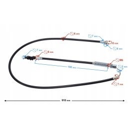 Mini cross pitbike mrf ycf 125 clutch cable