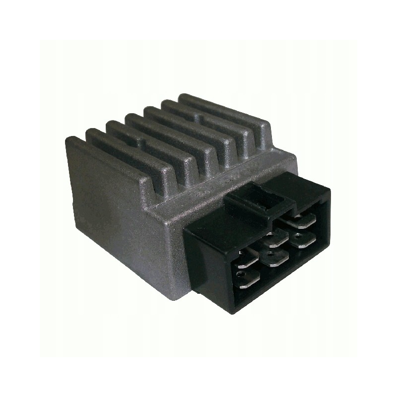 Voltage regulator Derbi Senda 6 pins aluminum ret000057