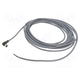 1 pcs x TELEMECANIQUE SENSORS - XZCPV1041L5 - Connection lead, M8, PIN: 4, angled, 5m, plug, 60VAC, 3A, -25÷80°C