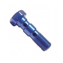 Double aluminum brake pipe screw M10x1