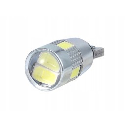 LED bulb 6 smd 5630 w5w t10 canbus lens