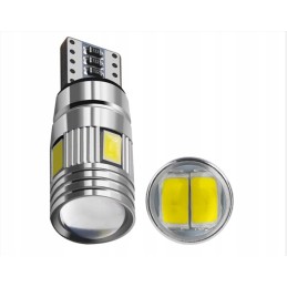 LED bulb 6 smd 5630 w5w t10 canbus lens