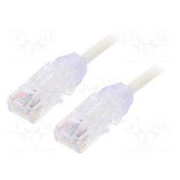 1 pcs x PANDUIT - UTP28SP0.2M - Patch cord, TX6-28™,U/UTP, 6, stranded, Cu, LSZH, white, 0.2m, 28AWG