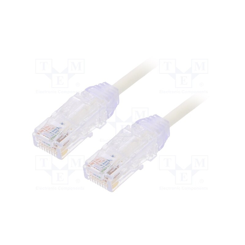 1 pcs x PANDUIT - UTP28SP0.2M - Patch cord, TX6-28™,U/UTP, 6, stranded, Cu, LSZH, white, 0.2m, 28AWG