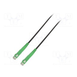 1 pcs x QOLTEC - 54220 - Fiber patch cord, SC/APC,both sides, 100m, LSZH, black