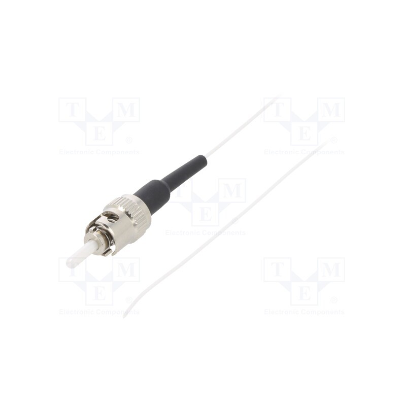 1 pcs x QOLTEC - 54123 - Optic fiber pigtail, ST/UPC, 2m, Optical fiber: 9/125um, LSZH