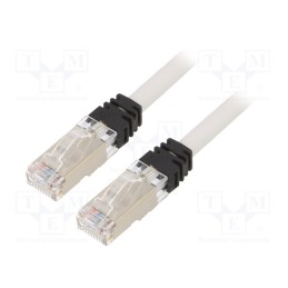 1 pcs x PANDUIT - STP6X0.5MIG - Patch cord, S/FTP,TX6A™ 10Gig, 6a, stranded, Cu, LSZH, grey, 0.5m