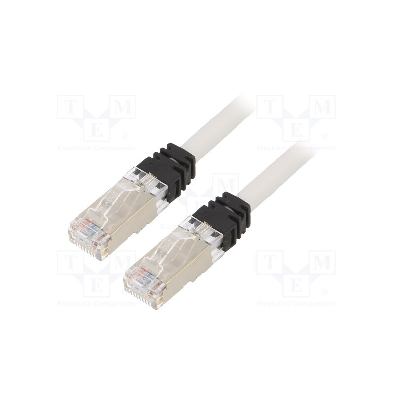 1 pcs x PANDUIT - STP6X0.5MIG - Patch cord, S/FTP,TX6A™ 10Gig, 6a, stranded, Cu, LSZH, grey, 0.5m