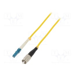 1 pcs x QOLTEC - 54054 - Fiber patch cord, FC/UPC,LC/UPC, 5m, Optical fiber: 9/125um, LSZH