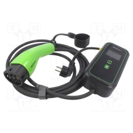 1 pcs x QOLTEC - 52470 - Charger: eMobility, 2x0.5mm2,3G2.5mm2, 3.6kW, IP65, 5m, 16A, 230VAC