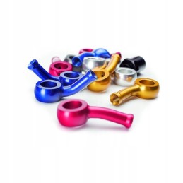 Brake pipe end, bend, 45 silver