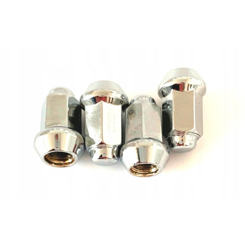 Nuts wheel M10x1 25 ATV chrome conical spherical