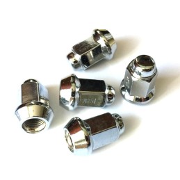 Nuts wheel M10x1 25 ATV chrome conical spherical