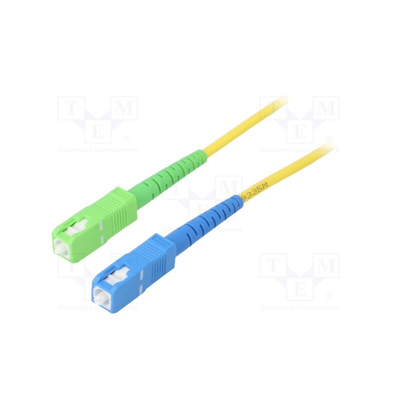 1 pcs x Goobay - 59666 - Fiber patch cord, OS2, SC/APC,SC/UPC, 30m, Optical fiber: 9/125um