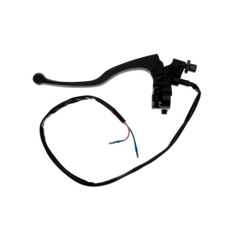 The clutch lever is attached to the ATV 250 Stxe body